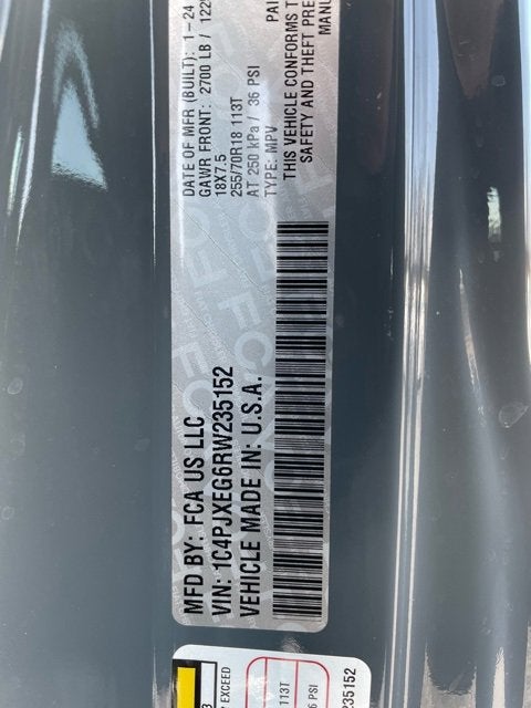 2024 Jeep Wrangler Sahara