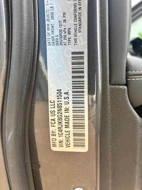2022 Jeep Grand Cherokee L Limited