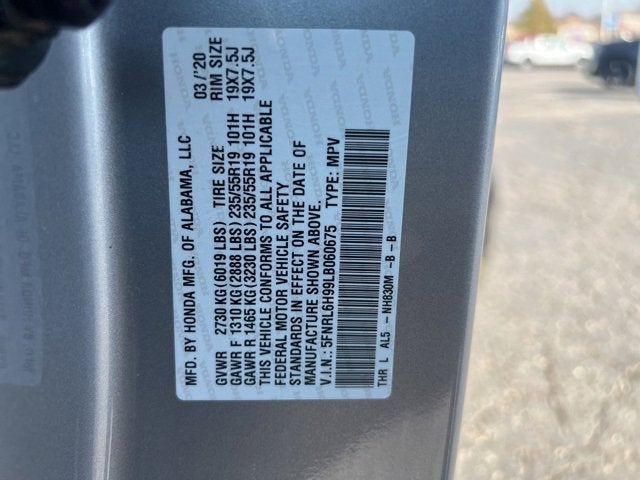 2020 Honda Odyssey Elite